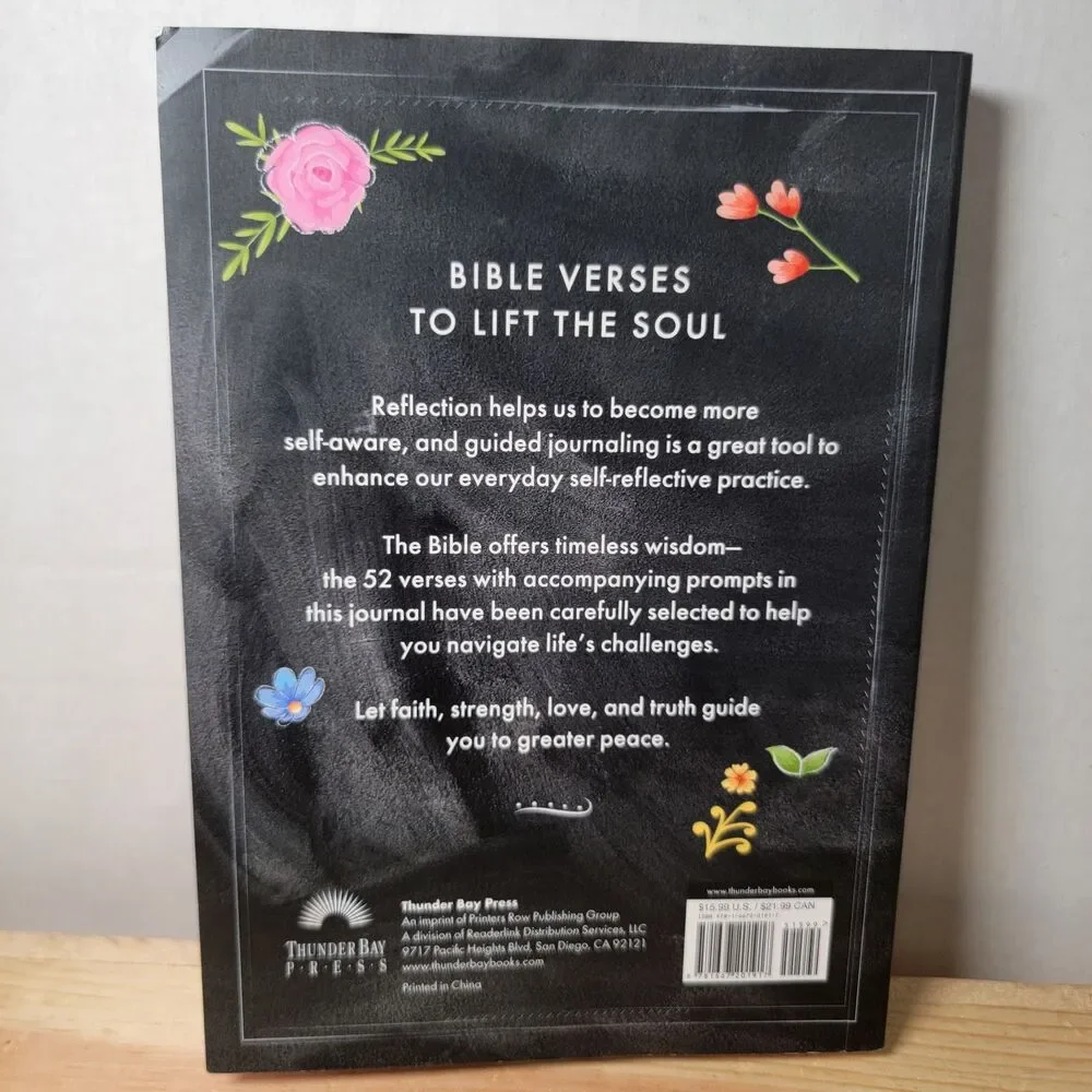 BOOK Bible Verses to Lift the Soul: Guided Journaling... - NEW